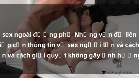 sex ngoài đường phố Những vấn 